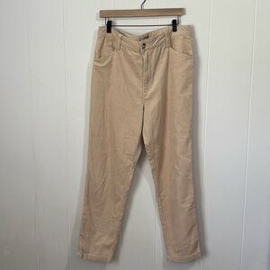 Kut From the Kloth Ivory Cream Corduroy Pants Straight Leg 12